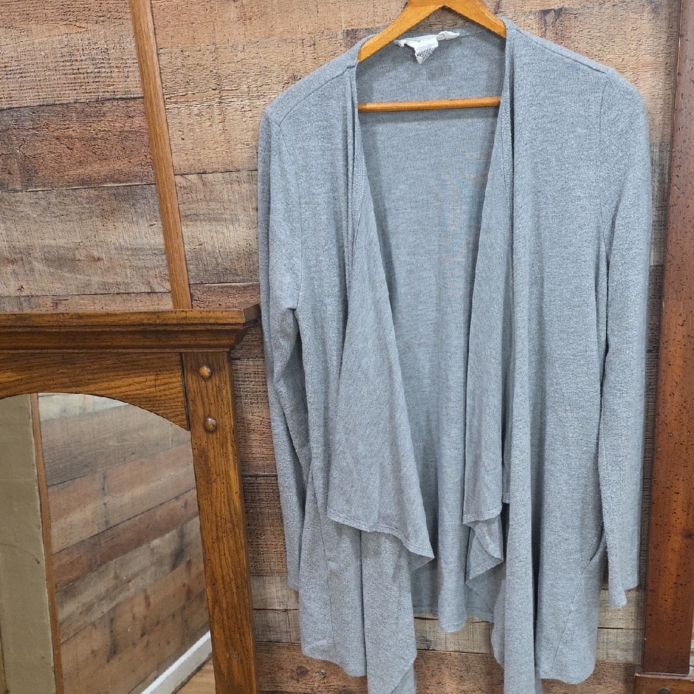 Workshop Republic Clothing Light Gray Women's Cardigan
